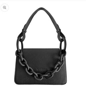 The hell flower Noctum faux leather bag